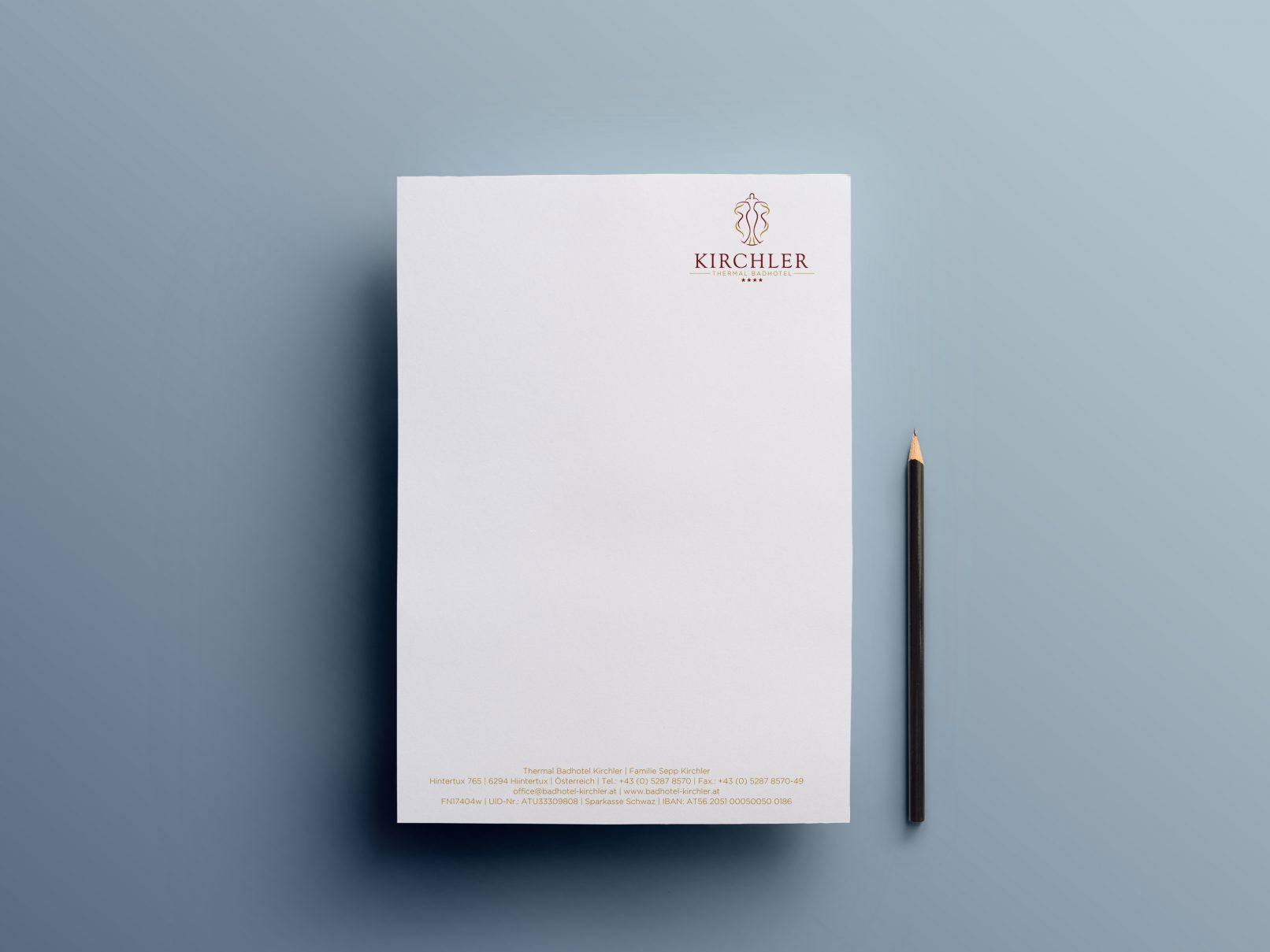 Badhotel Kirchler Briefpapier