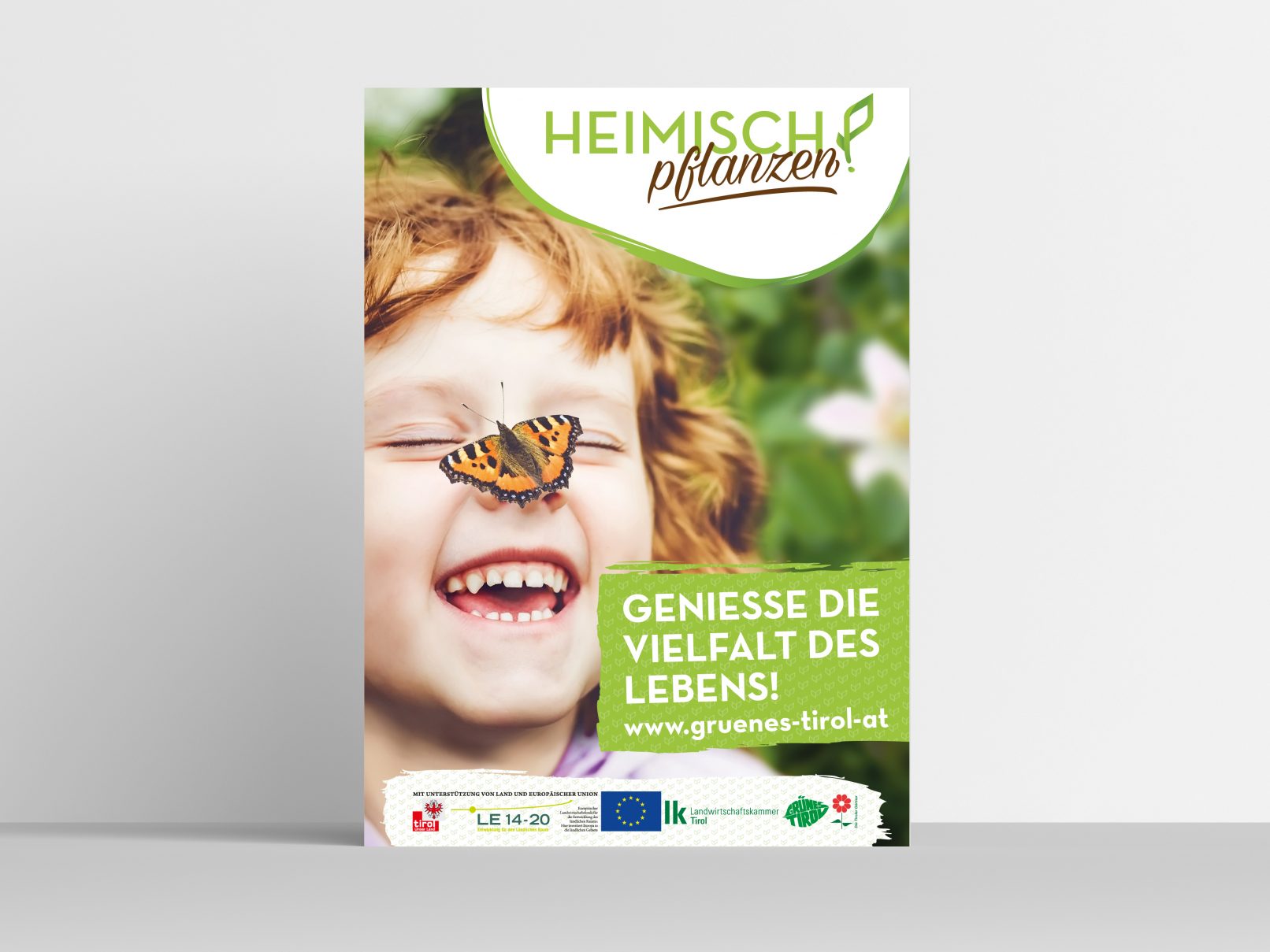 Poster Heimisch pflanzen