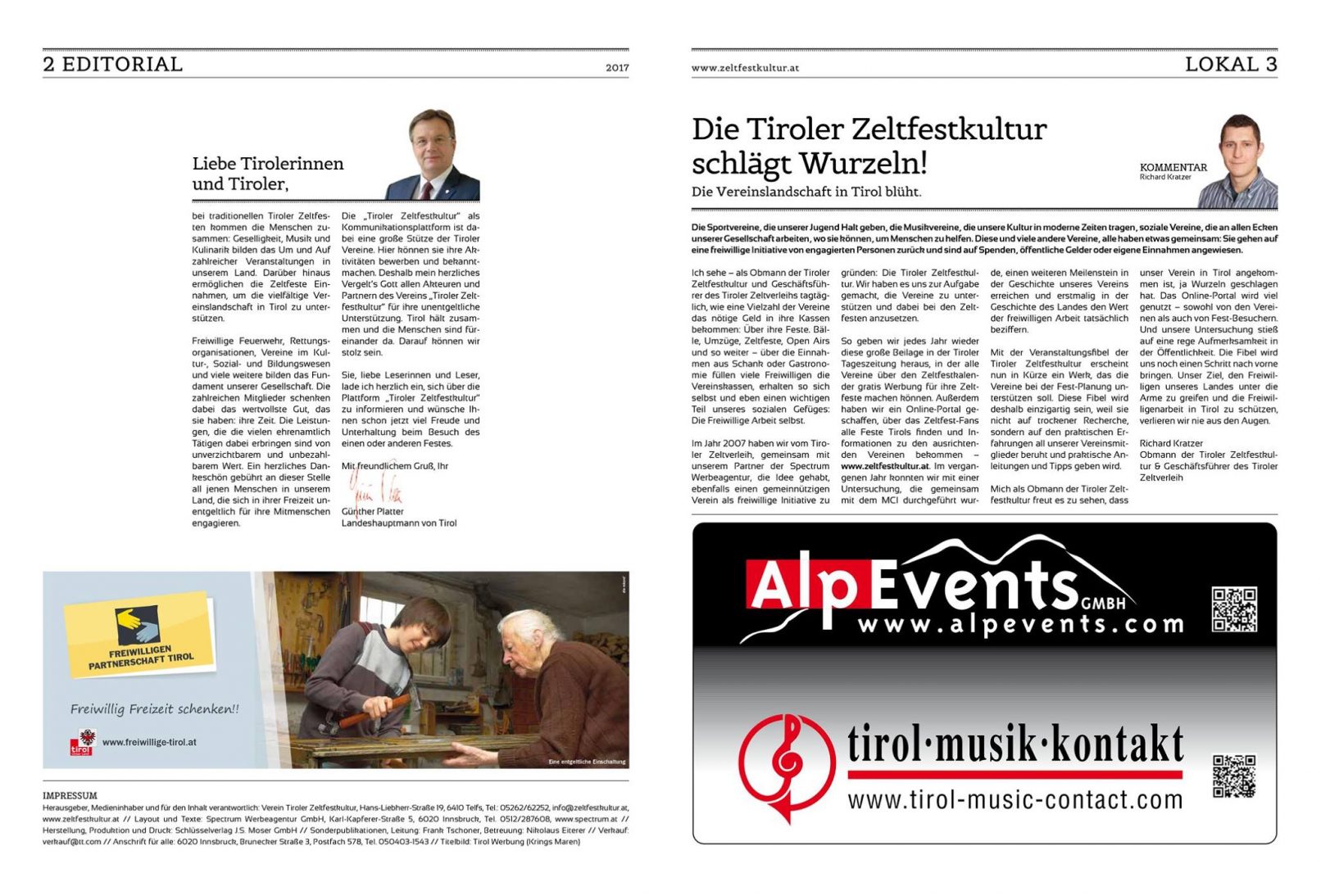 Freiwilligen Partnerschaft Tirol